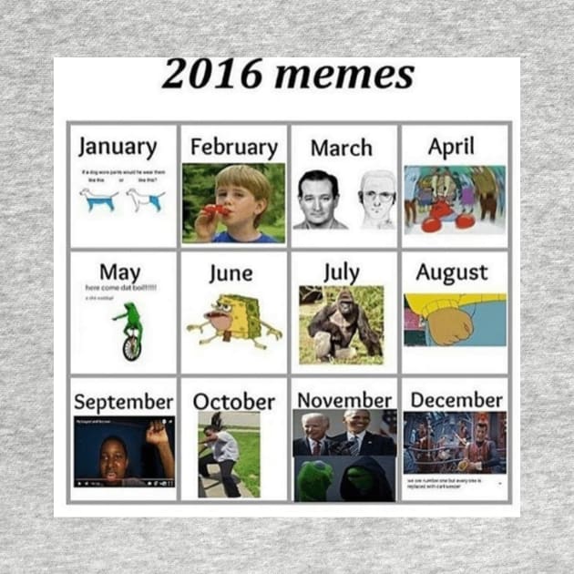 2016 Meme Calendar by Shawboy167